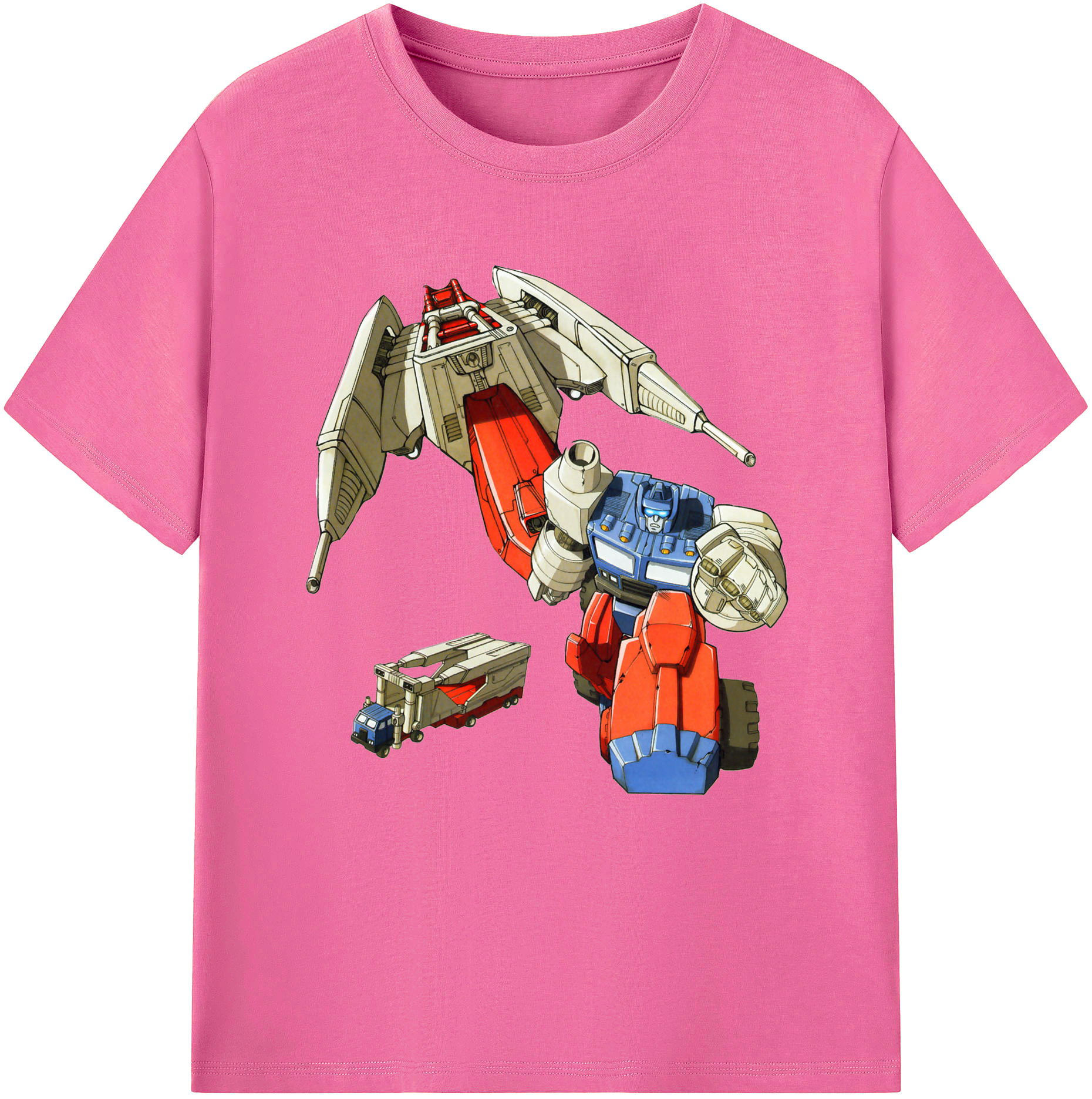 （画像用）  レディースカジュアルプリントTシャツ（綿100％）